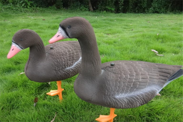 Cheap foldable goose decoy, light weight decoy goose, greylag goose